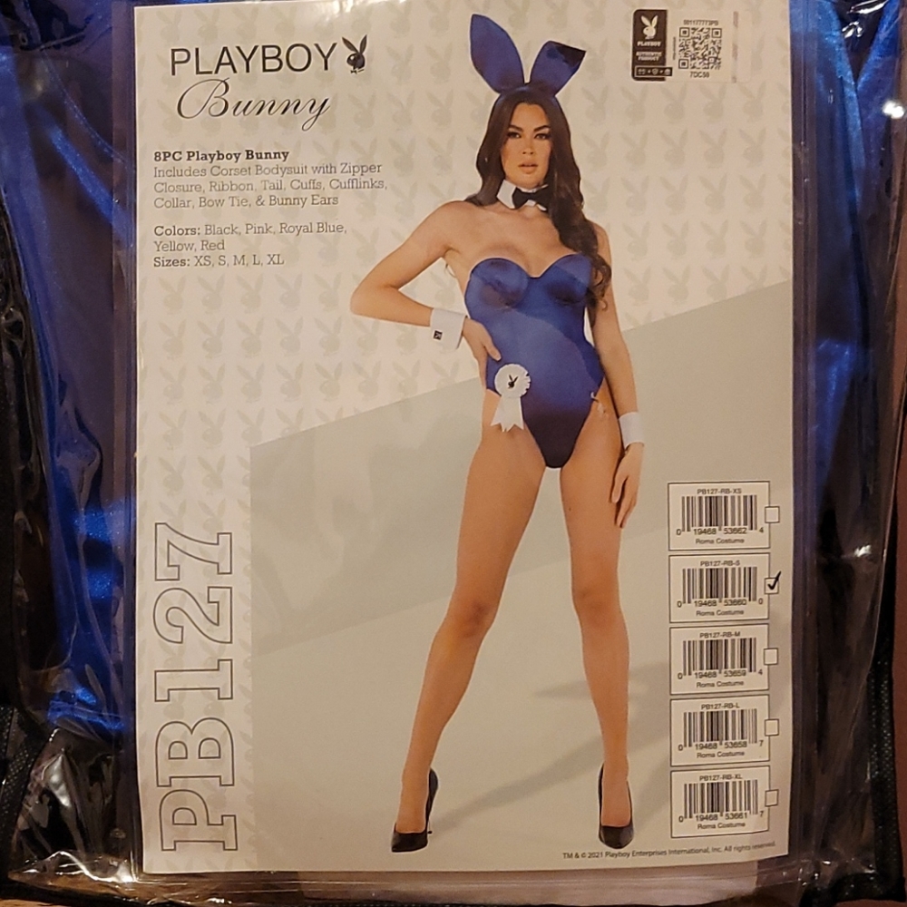 Official Blue Playboy costume